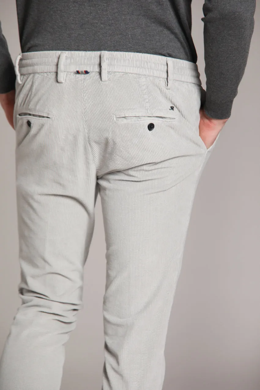 Milano Jogger men's chino pants in 500 wale corduroy extra slim fit sold by Mason's product image thumbnail 2