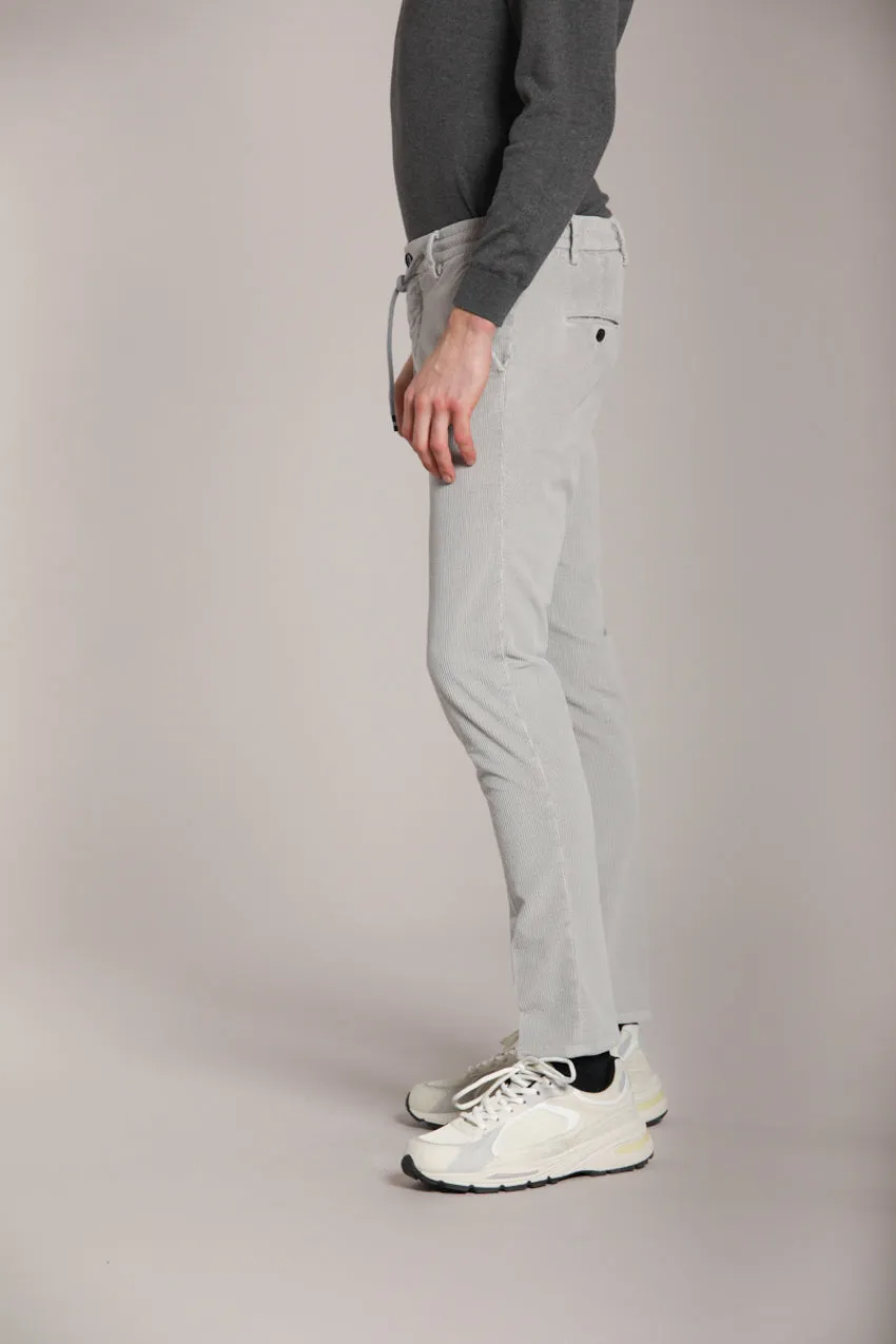 Milano Jogger men's chino pants in 500 wale corduroy extra slim fit sold by Mason's product image thumbnail 4