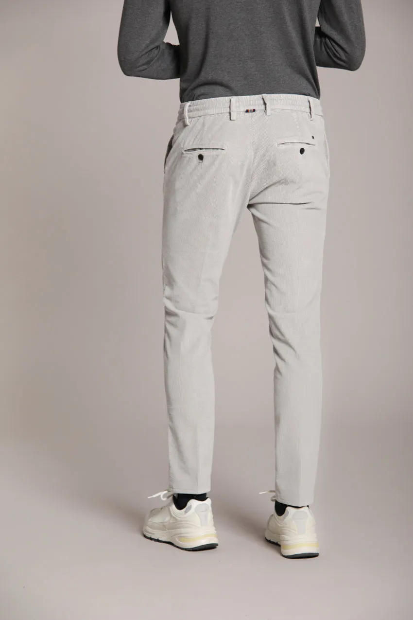 Milano Jogger men's chino pants in 500 wale corduroy extra slim fit sold by Mason's product image thumbnail 5
