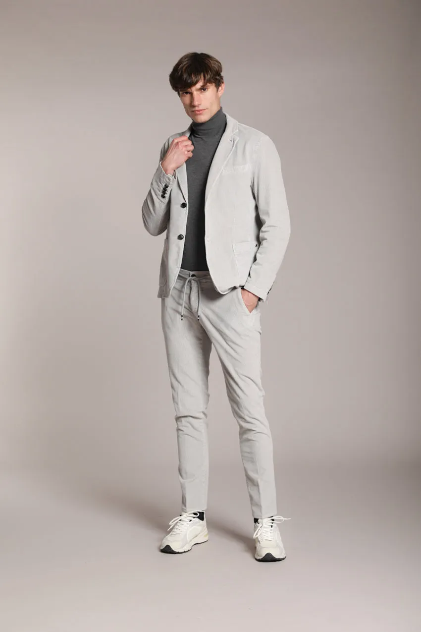 Milano Jogger men's chino pants in 500 wale corduroy extra slim fit sold by Mason's product image thumbnail 3