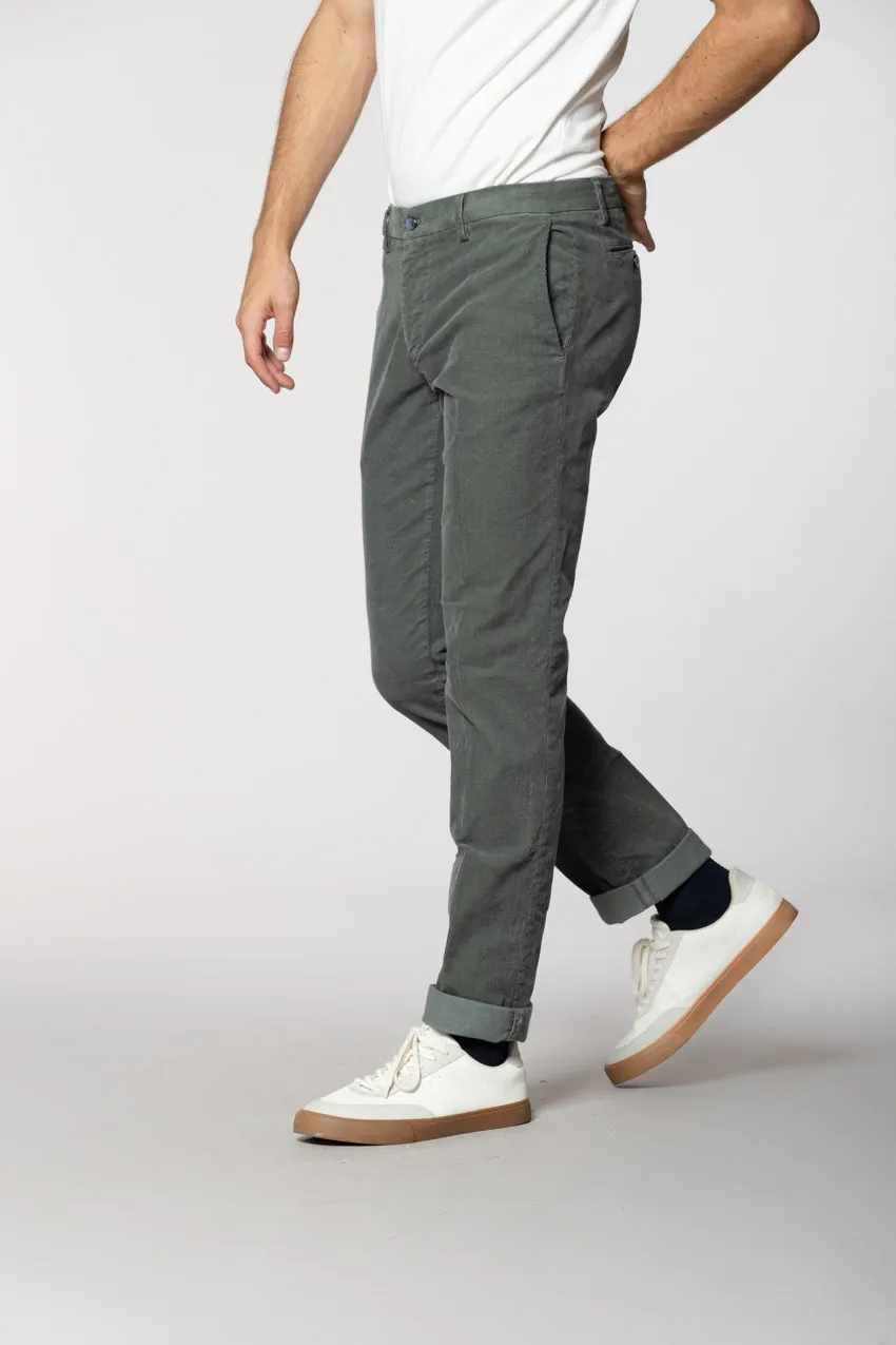 New York men's chino pants in 1000 wale corduroy regular fit sold by Mason's product image thumbnail 3