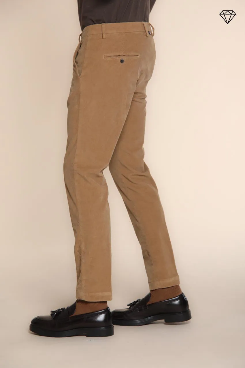Torino men's chino pants in 1500 wale corduroy slim fit ① sold by Mason's product image thumbnail 3