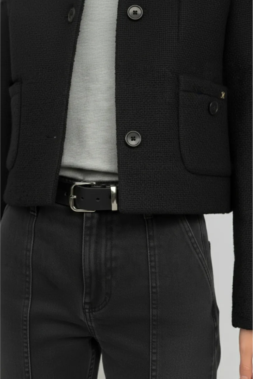 Lou Lou women’s cropped jacket in wool-blend bouclé sold by Mason's product image thumbnail 2