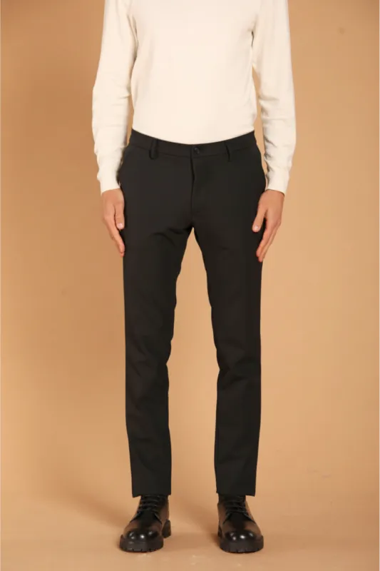 Milano Jog men’s chino pant in stretch jersey extra slim fit sold by Mason's