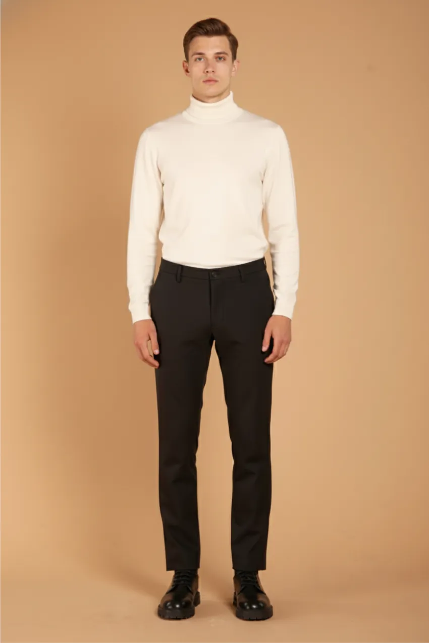 Milano Jog men’s chino pant in stretch jersey extra slim fit sold by Mason's product image thumbnail 5