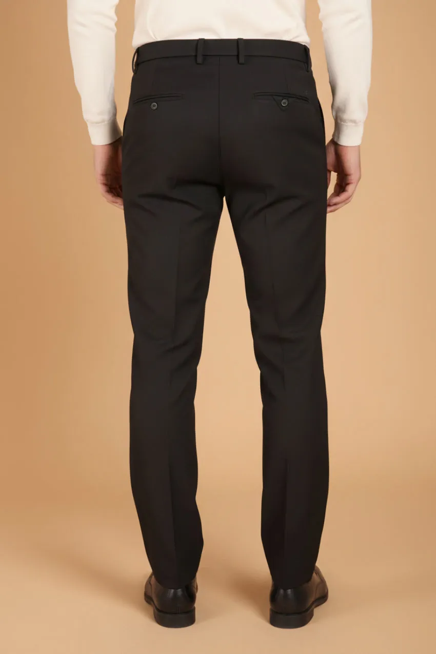 Milano Jog men’s chino pant in stretch jersey extra slim fit sold by Mason's product image thumbnail 4