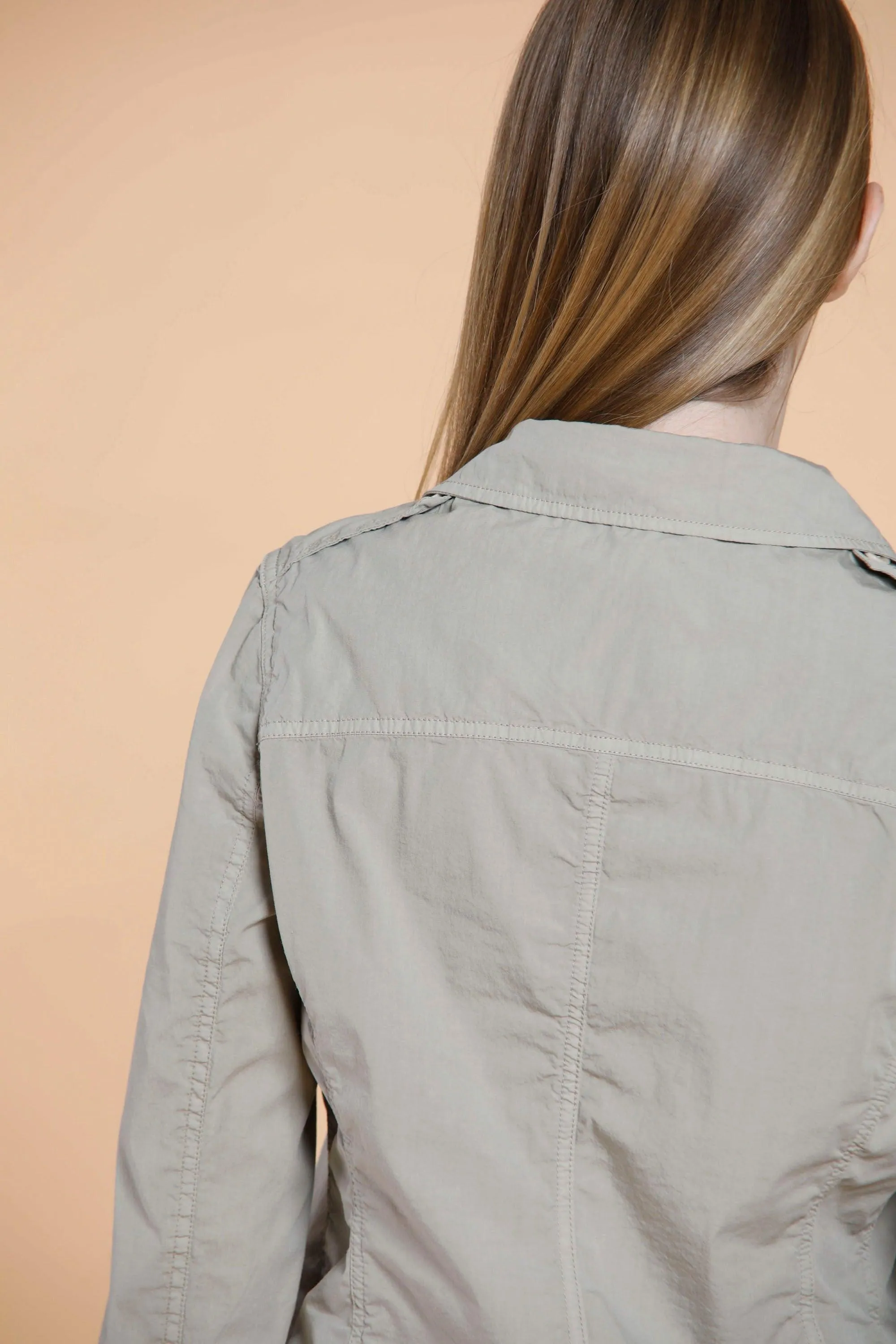 Elba woman field jacket in poplin with large pockets sold by Mason's product image thumbnail 5