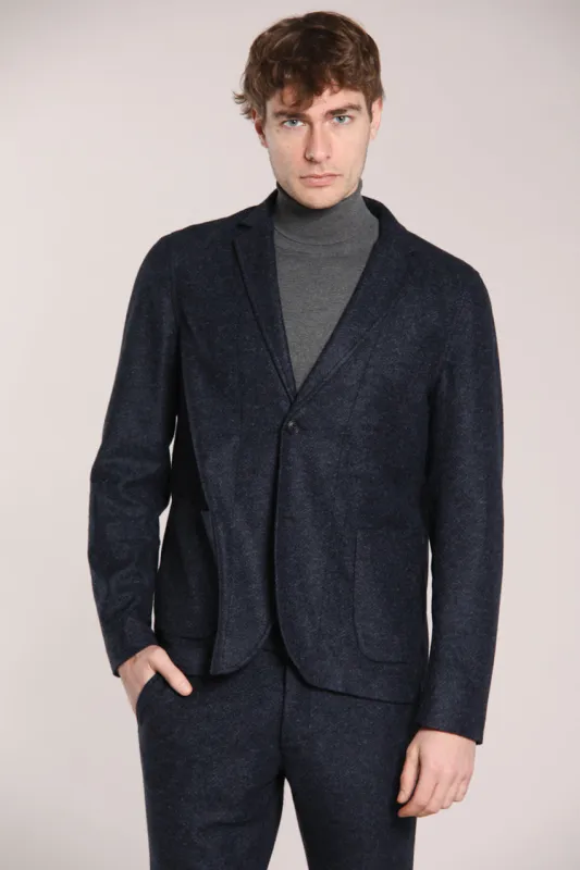 Roma men’s blazer in Resca wool sold by Mason's
