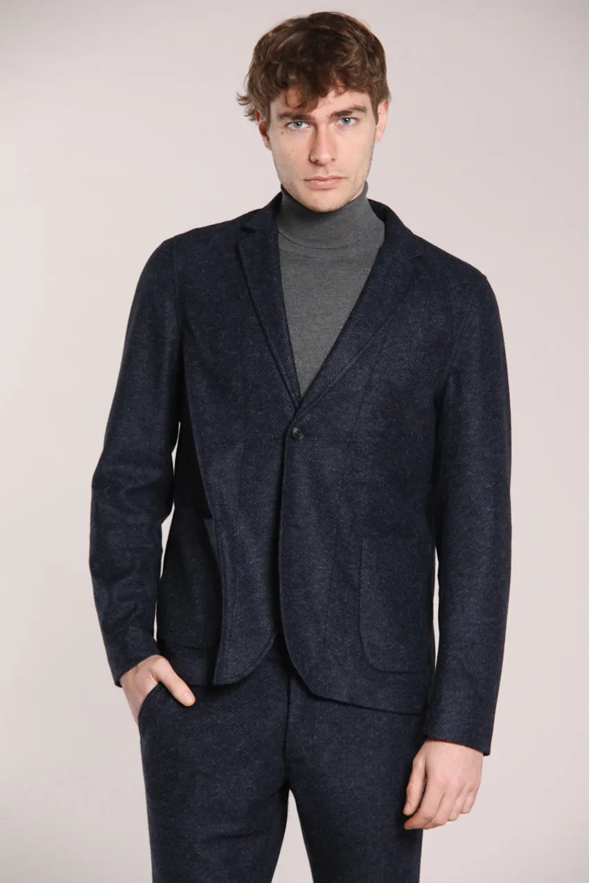 Roma men’s blazer in Resca wool sold by Mason's