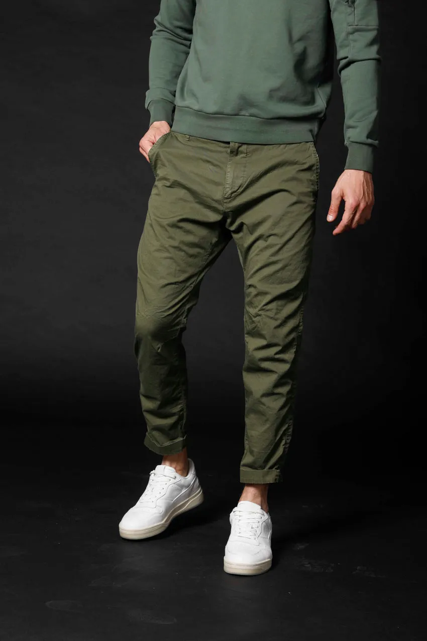 John Coolkhinos men's chino pants in twill limited edition carrot fit ① sold by Mason's