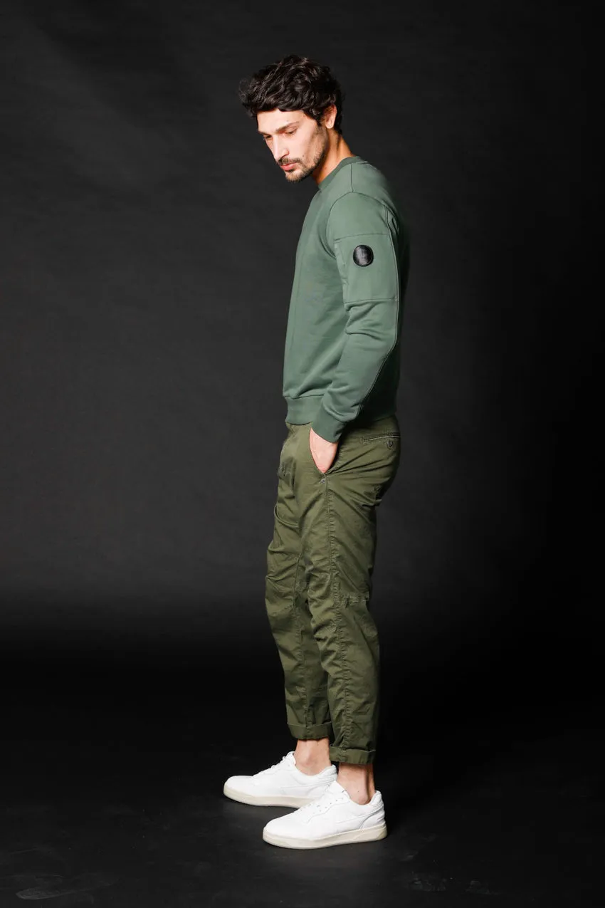 John Coolkhinos men's chino pants in twill limited edition carrot fit ① sold by Mason's product image thumbnail 4