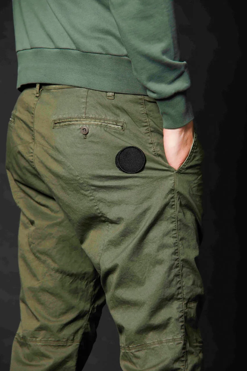 John Coolkhinos men's chino pants in twill limited edition carrot fit ① sold by Mason's product image thumbnail 3