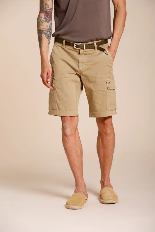 Chile men's cargo bermuda stretch satin slim fit ① sold by Mason's