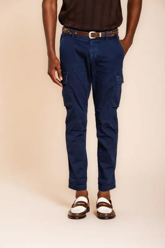 Chile men's cargo pants in stretch satin extra slim fit ① sold by Mason's