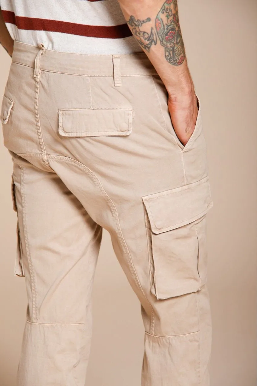 Chile men's cargo pants in stretch satin extra slim fit ① sold by Mason's product image thumbnail 3