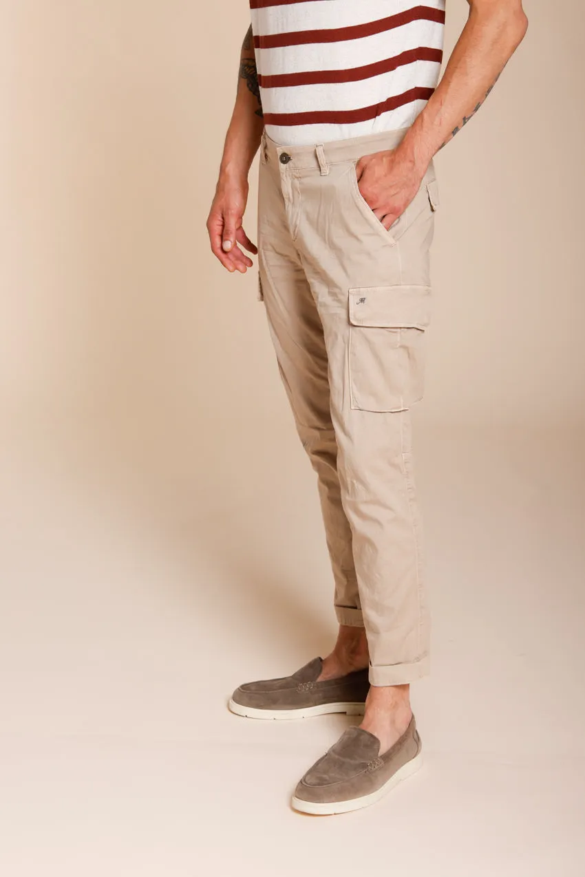 Chile men's cargo pants in stretch satin extra slim fit ① sold by Mason's product image thumbnail 4