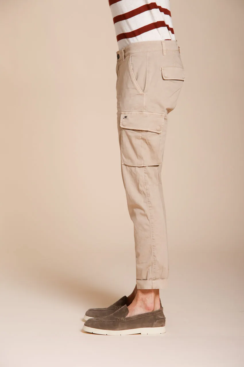 Chile men's cargo pants in stretch satin extra slim fit ① sold by Mason's product image thumbnail 5