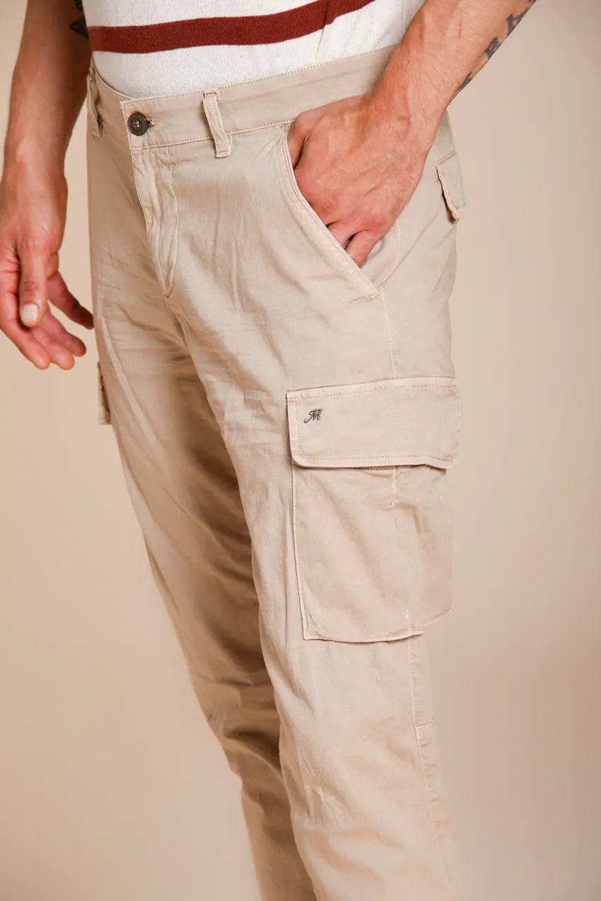 Chile men's cargo pants in stretch satin extra slim fit ① sold by Mason's product image thumbnail 2