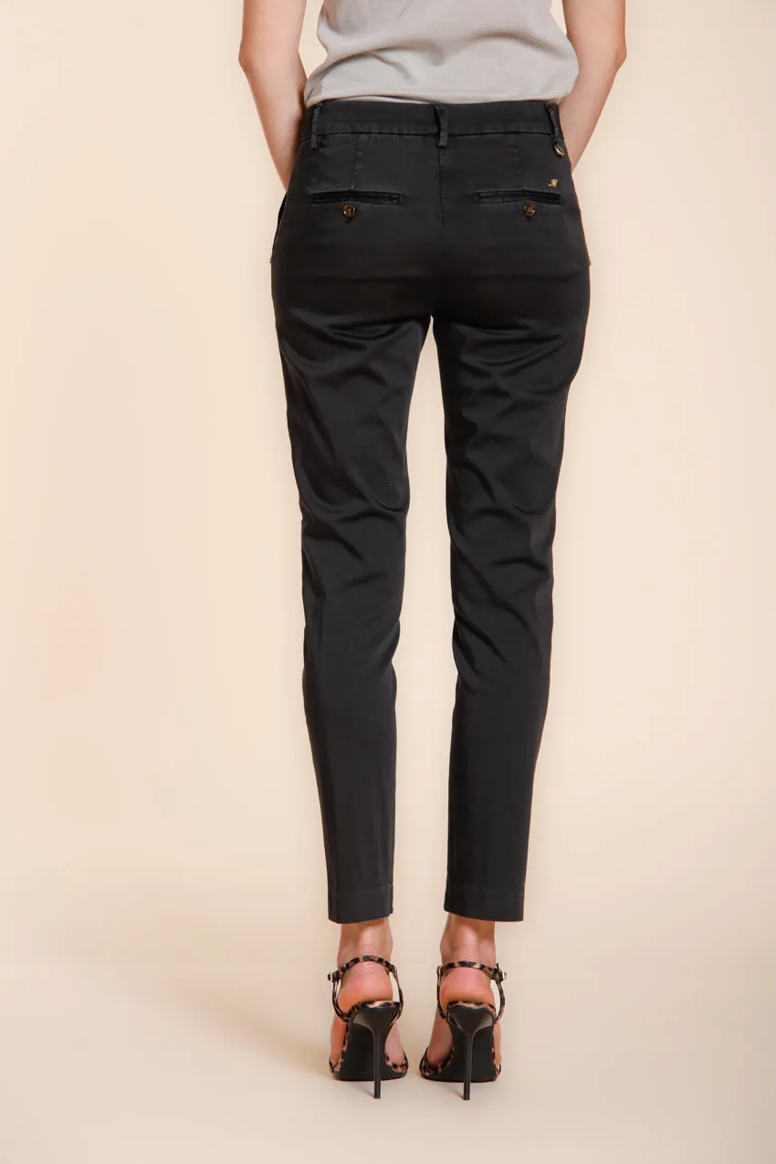 New York Slim women's chino pants in stretch satin slim fit ① sold by Mason's product image thumbnail 5