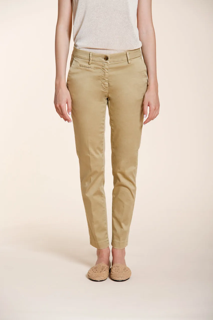 New York Slim women's chino pants stretch satin slim fit ① sold by Mason's