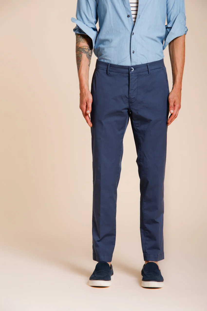 Milano men's chino pants in stretch gabardine extra slim fit ① sold by Mason's