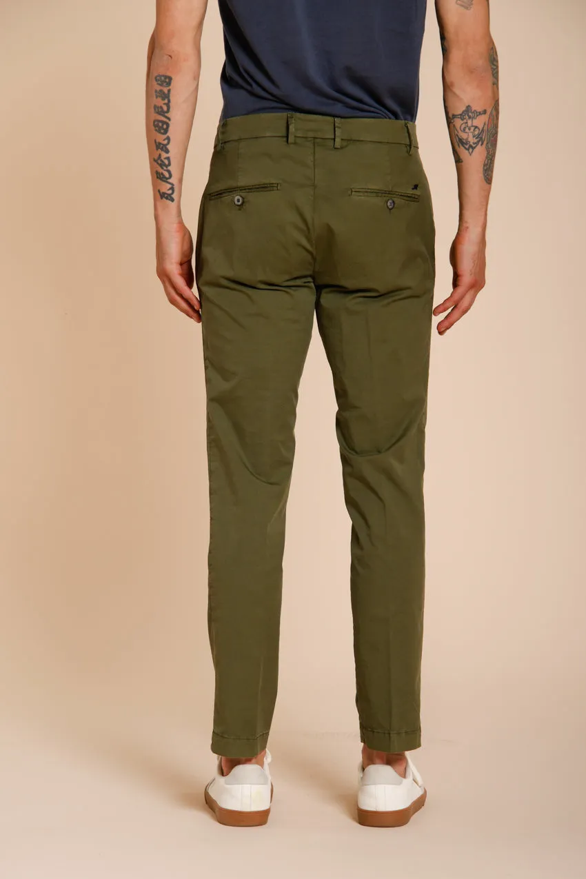 Milano men's chino pants in stretch gabardine extra slim fit ① sold by Mason's product image thumbnail 4