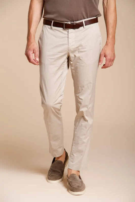 Milano men's chino pants in stretch gabardine extra slim fit ① sold by Mason's