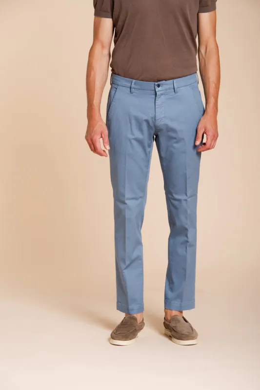 Torino Flex men's chino pants in stretch gabardine slim fit ① sold by Mason's