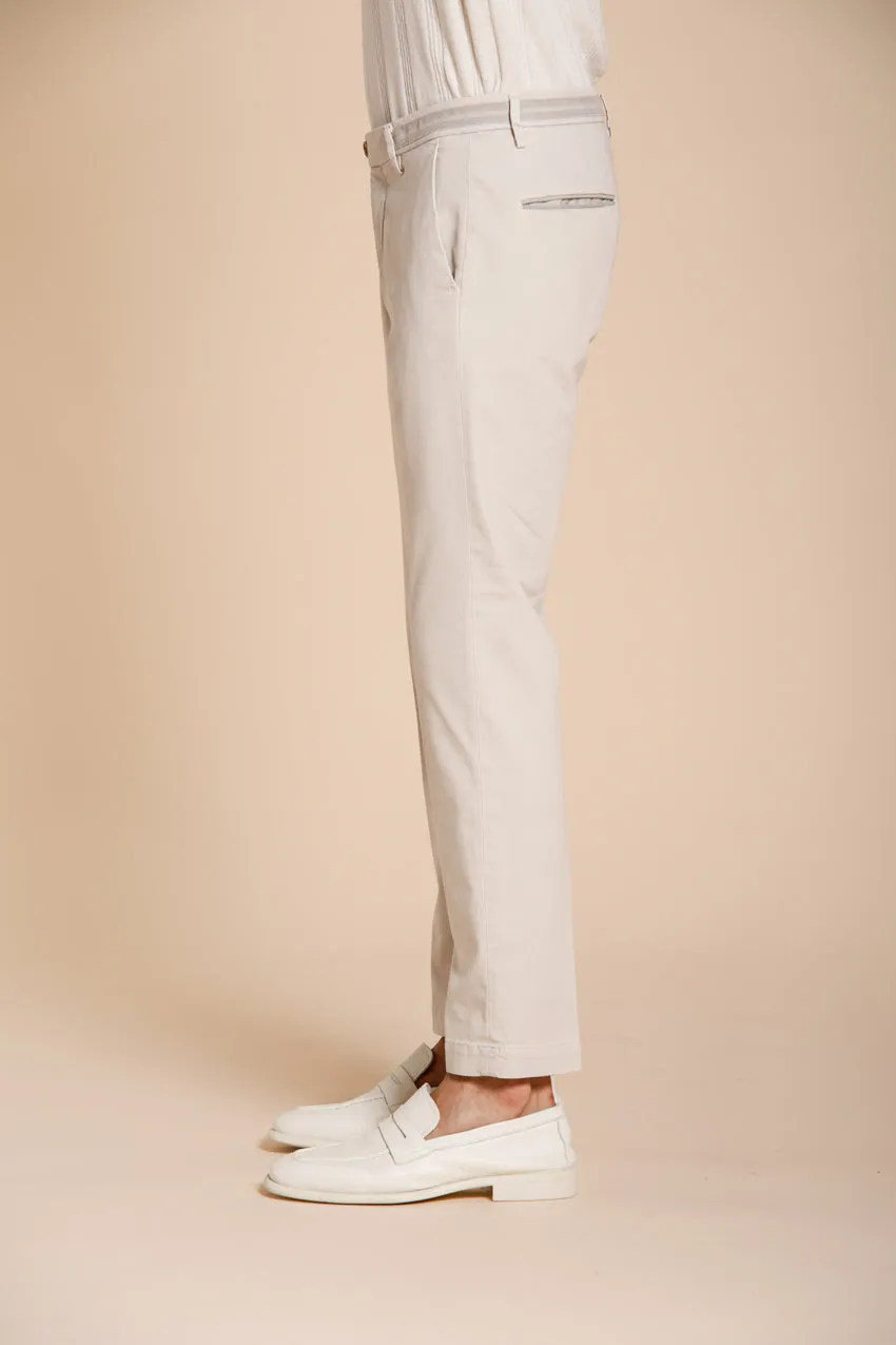 Torino City men's chino pants in fine cotton and lyocell tricot slim fit sold by Mason's product image thumbnail 4