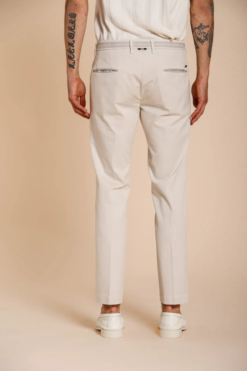 Torino City men's chino pants in fine cotton and lyocell tricot slim fit sold by Mason's product image thumbnail 5