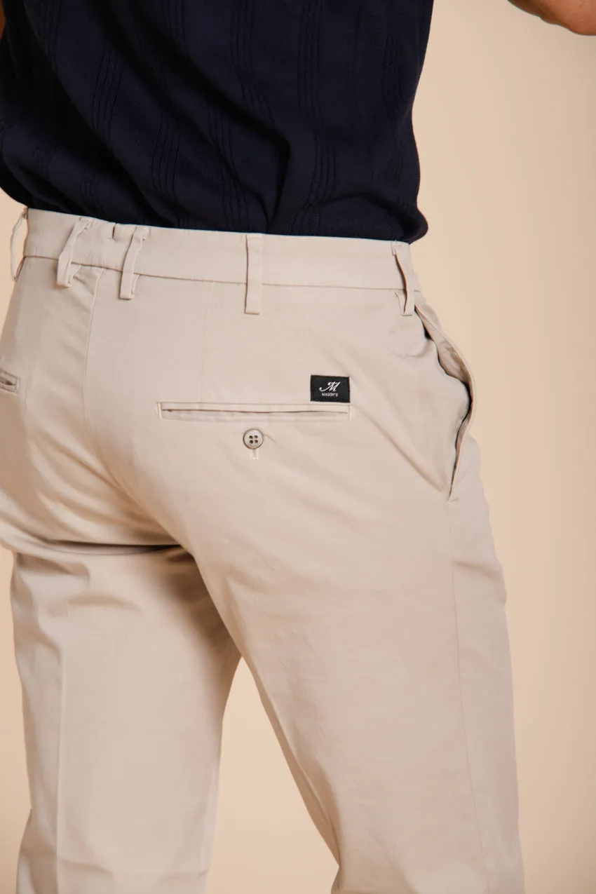 New York men's chino pants in stretch gabardine regular fit ① sold by Mason's product image thumbnail 2