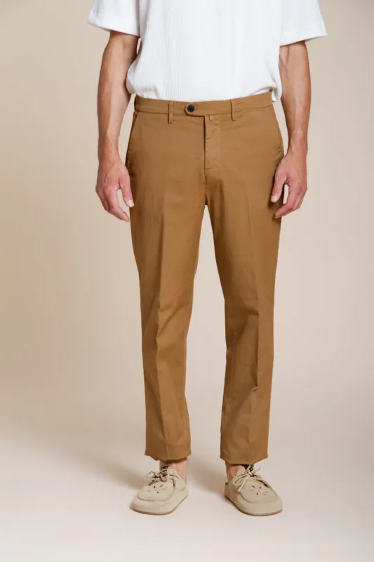 Boston men's chino pants in cavallery stretch relaxed fit sold by Mason's