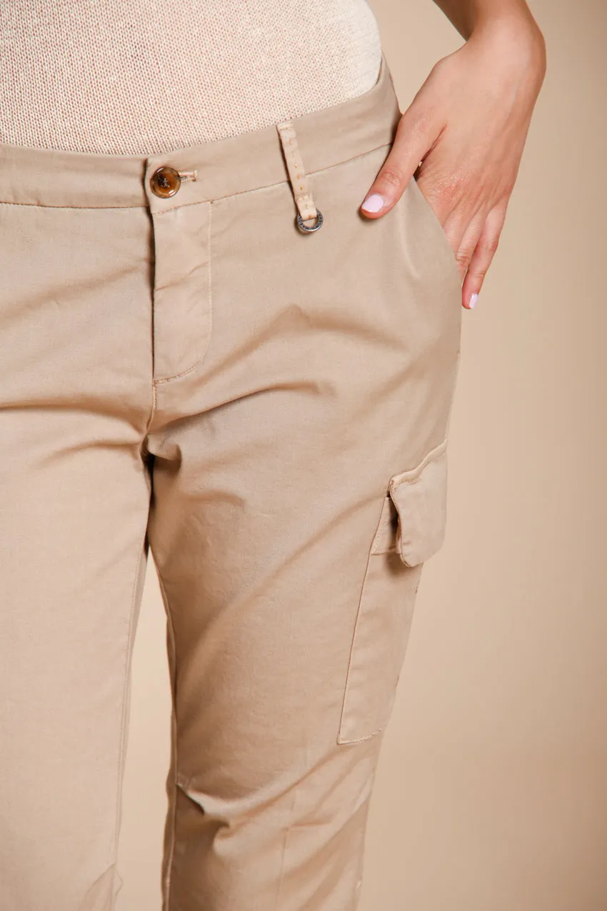Chile City women's cargo pants in stretch gabardine slim fit sold by Mason's product image thumbnail 2