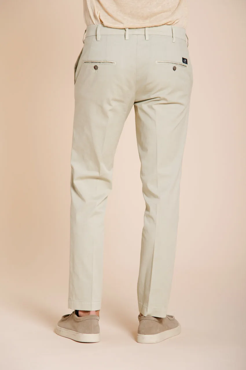 New York men's chino pants in stretch gabardine regular fit ① sold by Mason's product image thumbnail 4