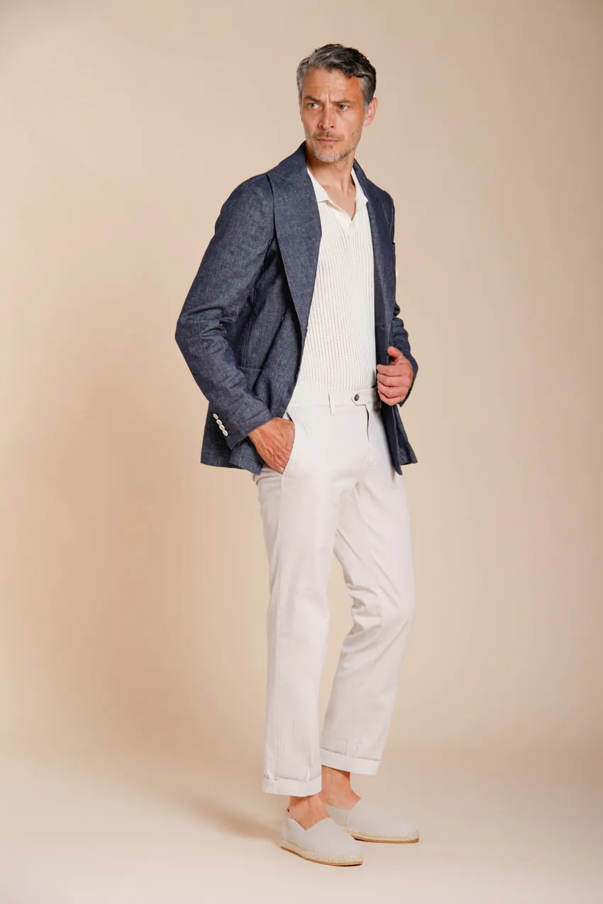 New York men's chino pants in stretch gabardine regular fit ① sold by Mason's product image thumbnail 5