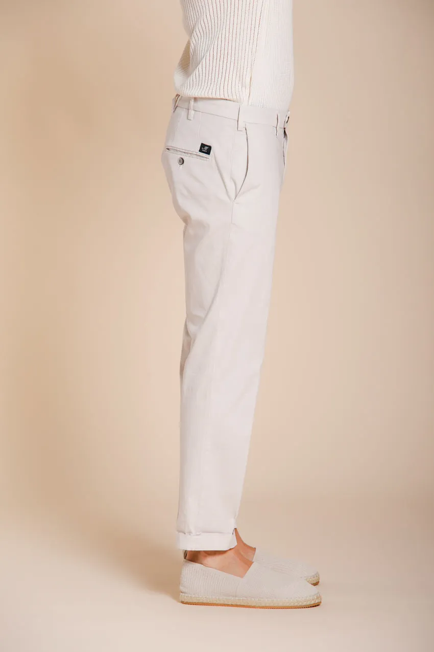New York men's chino pants in stretch gabardine regular fit ① sold by Mason's product image thumbnail 3