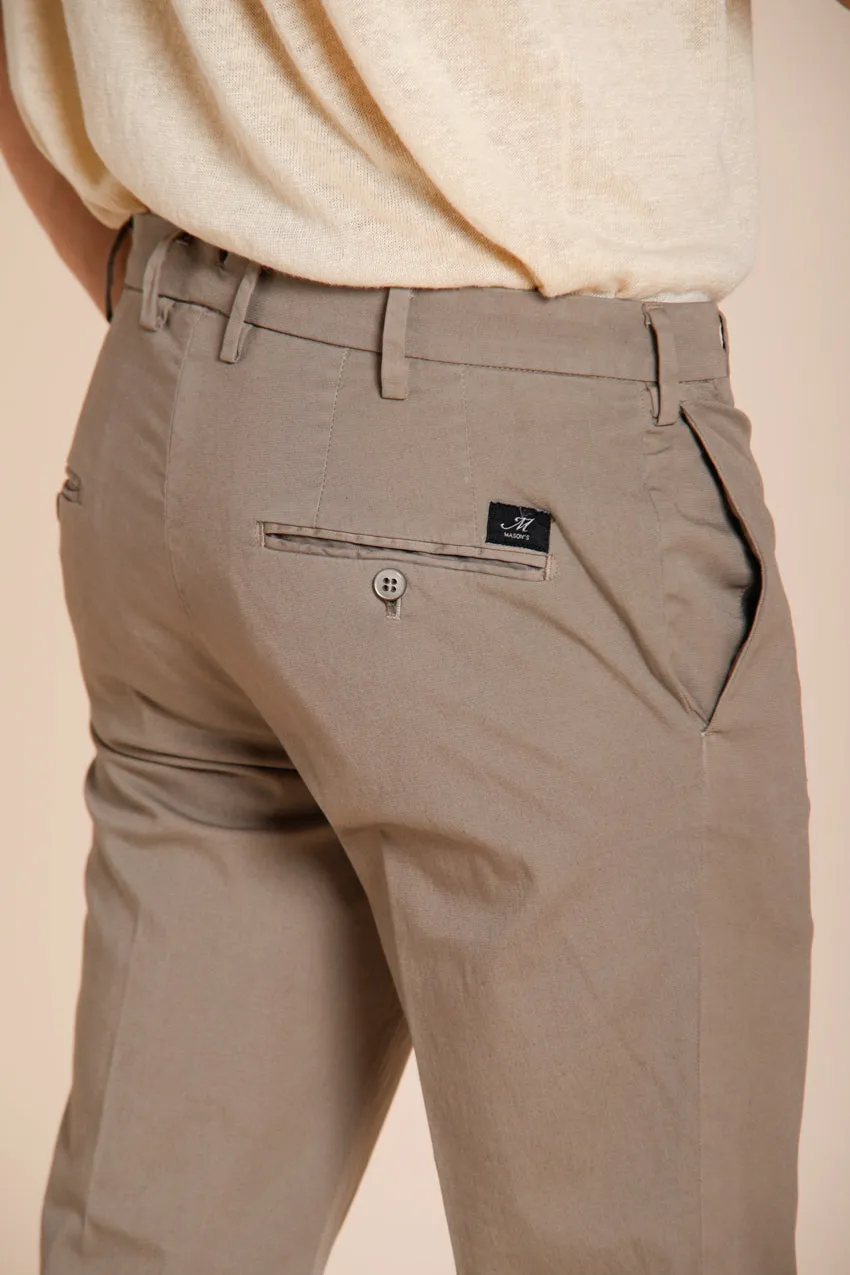 New York men's chino pants in stretch gabardine regular fit ① sold by Mason's product image thumbnail 2