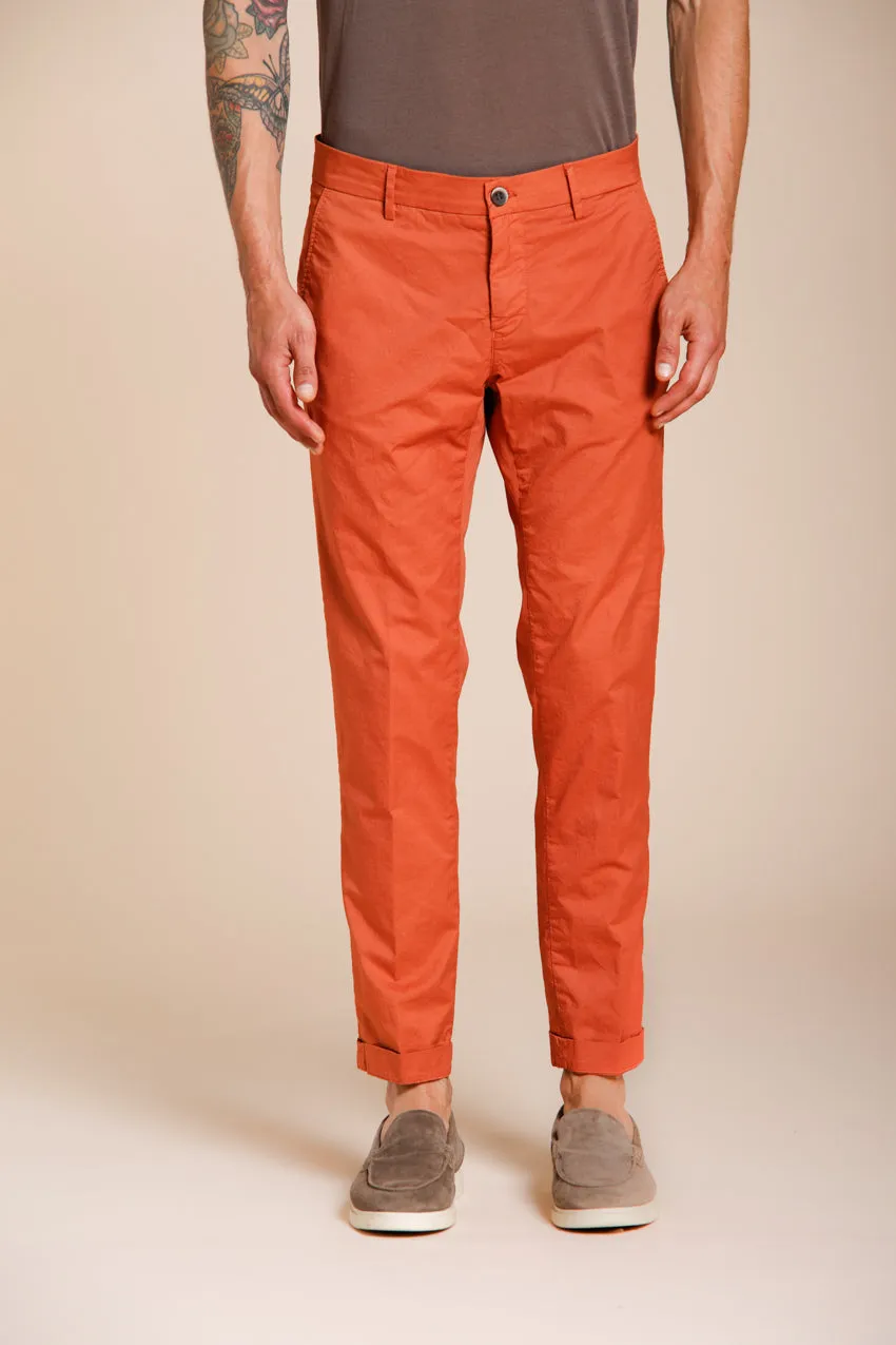 Milano men's chino pants in stretch gabardine extra slim fit ① sold by Mason's