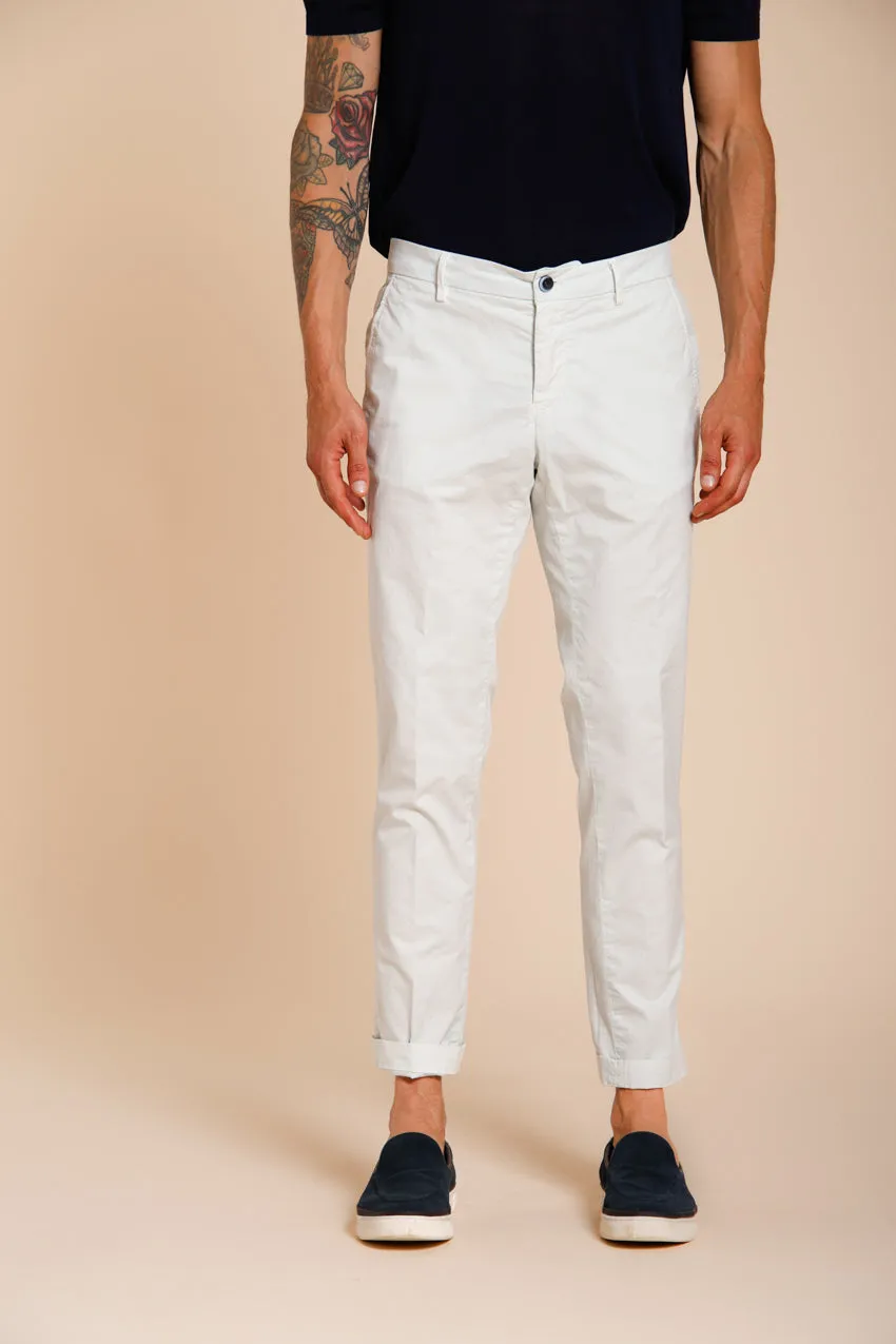 Milano men's chino pants in stretch gabardine extra slim fit ① sold by Mason's