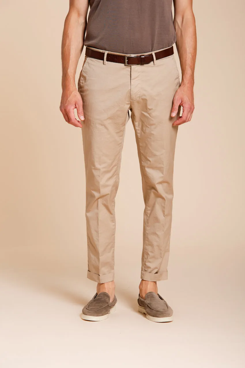 Milano men's chino pants in stretch gabardine extra slim fit ① sold by Mason's