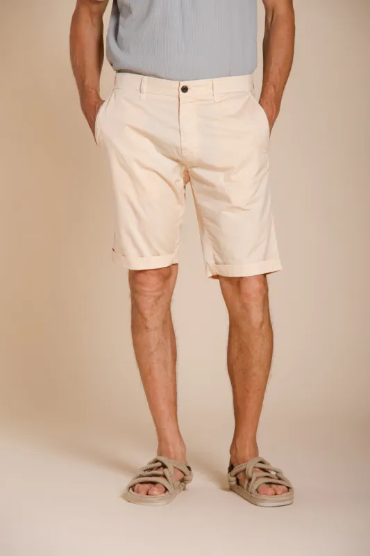 London men's chino bermuda in stretch gabardine regular fit ① sold by Mason's