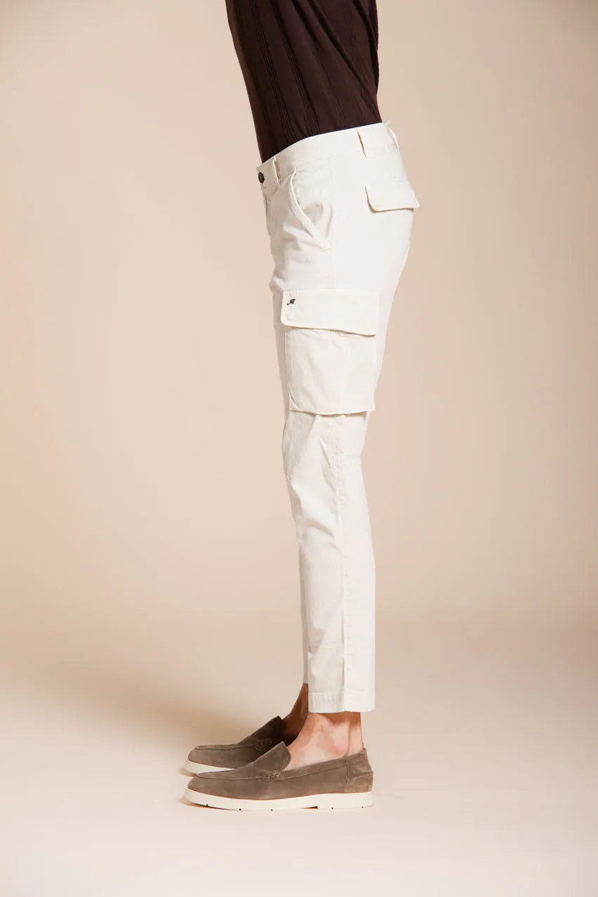 Chile men's cargo pants in stretch satin extra slim fit ① sold by Mason's product image thumbnail 3