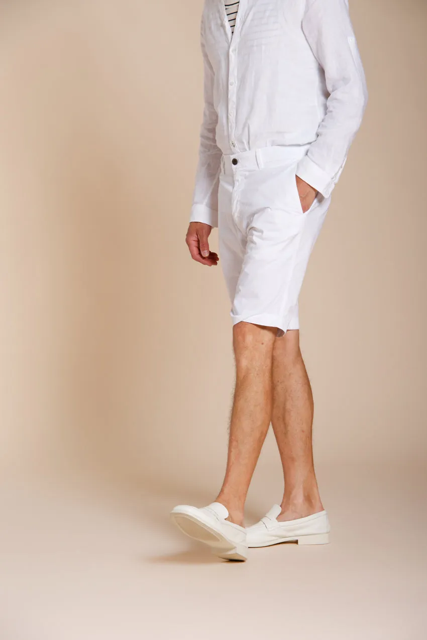 London men's chino bermuda in stretch gabardine regular fit ① sold by Mason's product image thumbnail 5