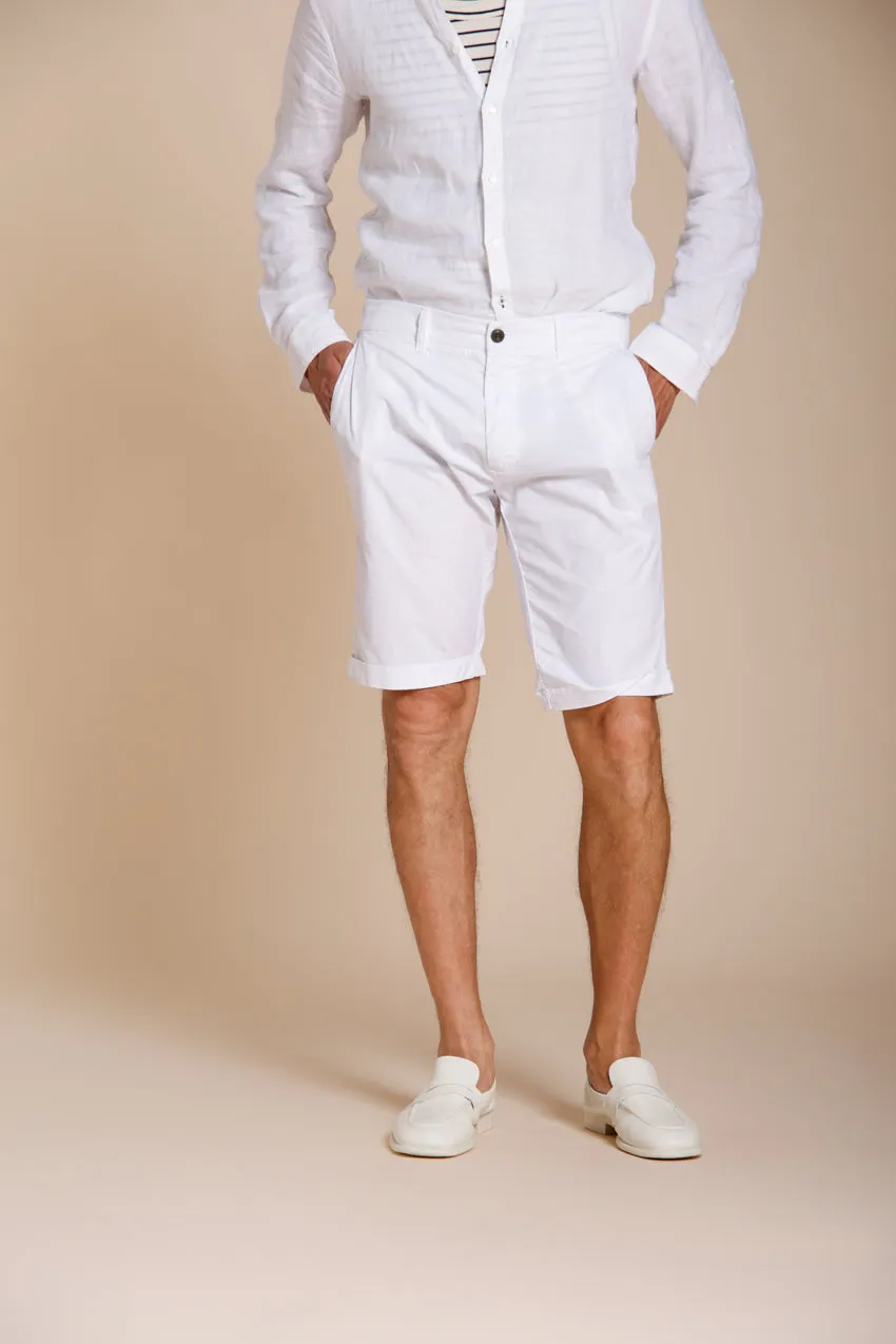 London men's chino bermuda in stretch gabardine regular fit ① sold by Mason's