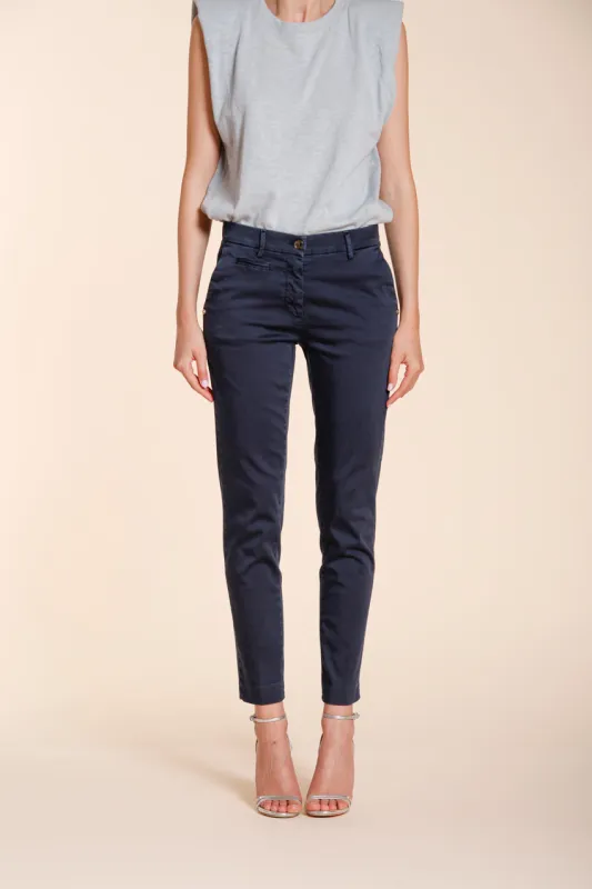 New York Slim women's chino pants stretch satin slim fit ① made by Mason's