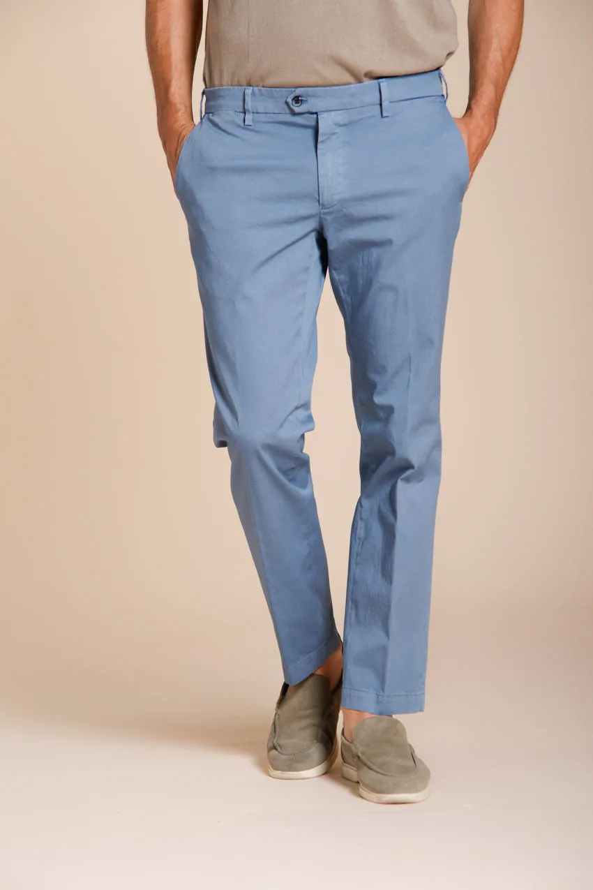 New York men's chino pants in stretch gabardine regular fit ① sold by Mason's product image thumbnail 3