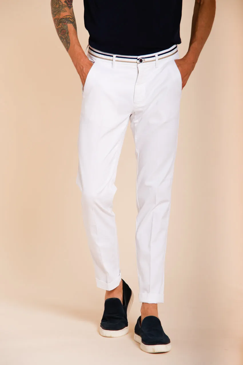 Torino Summer men's chino pants in cotton and lyocell twill slim fit sold by Mason's product image thumbnail 3