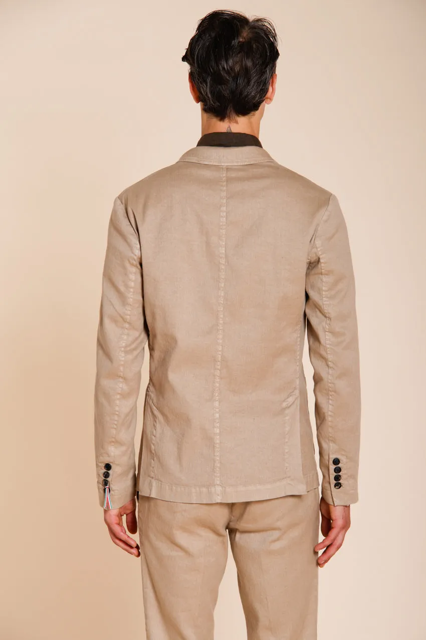 Da Vinci men's blazer in linen and cotton twill sold by Mason's product image thumbnail 4