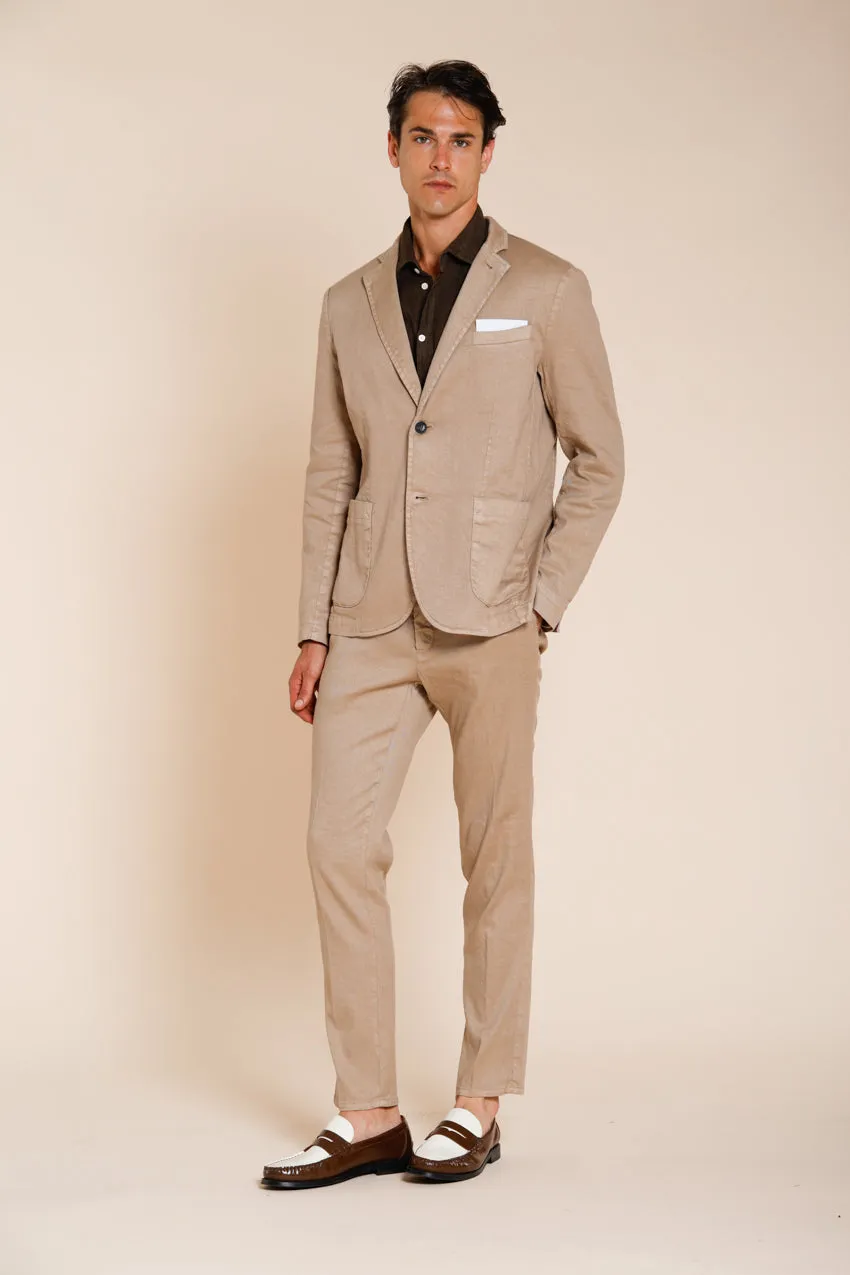 Da Vinci men's blazer in linen and cotton twill sold by Mason's product image thumbnail 2