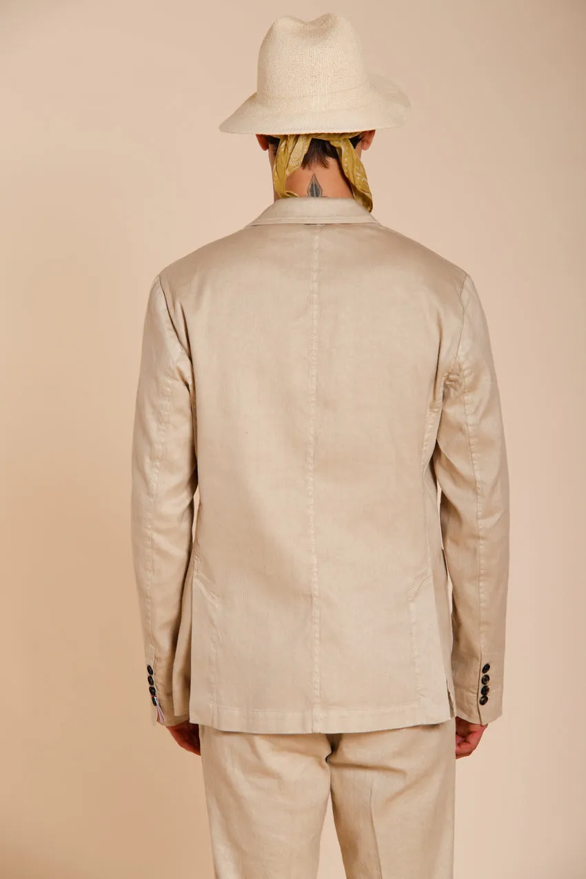 Da Vinci men's blazer in linen and cotton twill sold by Mason's product image thumbnail 4